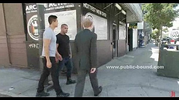 Hunk in suit on the streets