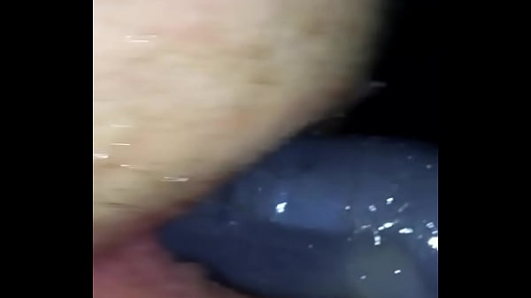 Big dildo opens up asshole