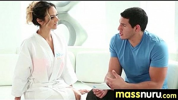 slippery nuru massage for lucky dude 11