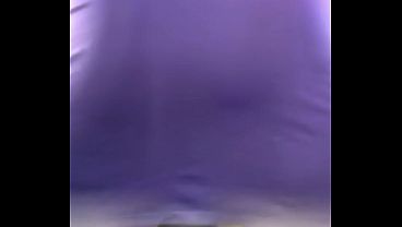 All purple dress bubble butt  