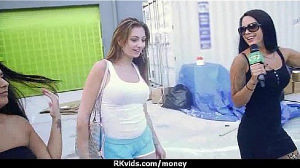 Amateur hottie takes cash for public sex 4