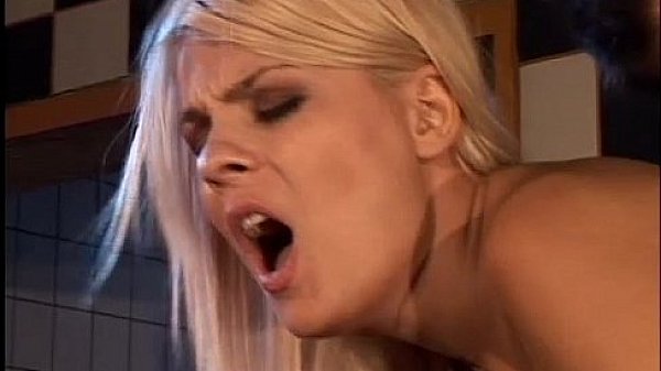 Blonde whore fucked in the ass by her mechanic in a garage