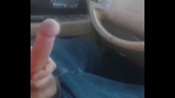 Jacking off in and outside car with cum #3  