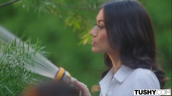 TUSHY Petite babe gets her ass gaped