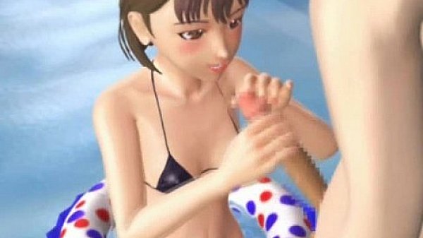 3D Teen Sucks Old Man!  