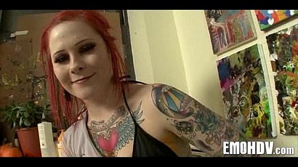 Babe with tattoos gets dick 245  