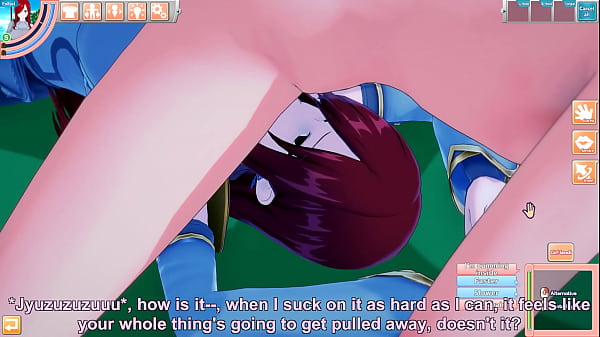 Erza lying blowjob  