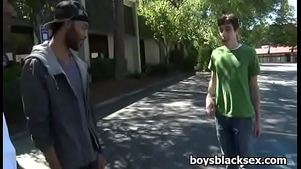 Black Gay Man WIth HUge Dick Fuck White Teen Boy 08