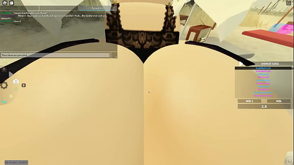 Roblox good looking blonde slut got railed 