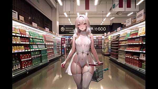 Sex for goods? Hot girls in supermarket (ASMR) 