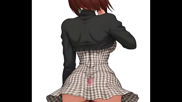 Momo Ayase del anime Dan Da Dan bailando alegre  