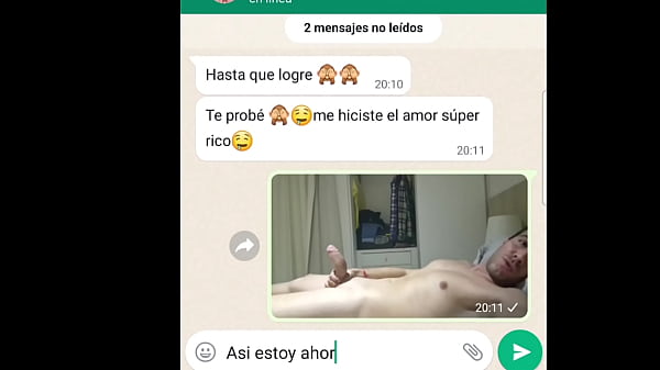 Chateando con mi novia y me dice que le parecio la primera cojida