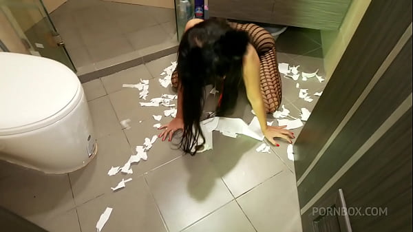 Girl a dog in the ass and pussy