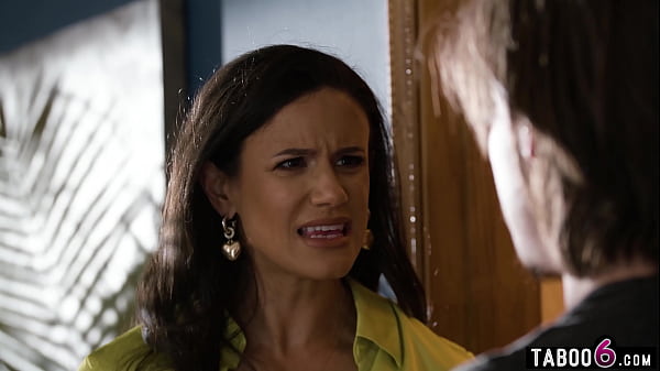 Hot step mom helps her clueless step son having sex with his girlfriend 