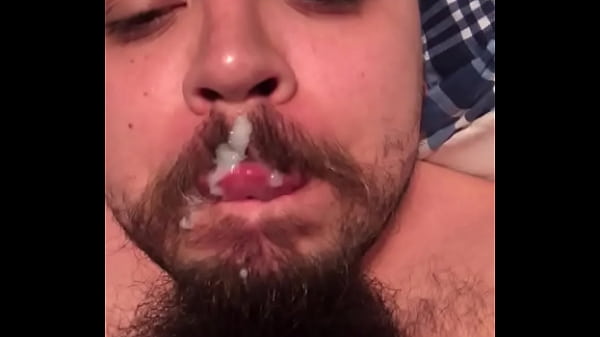 Cum on my own face