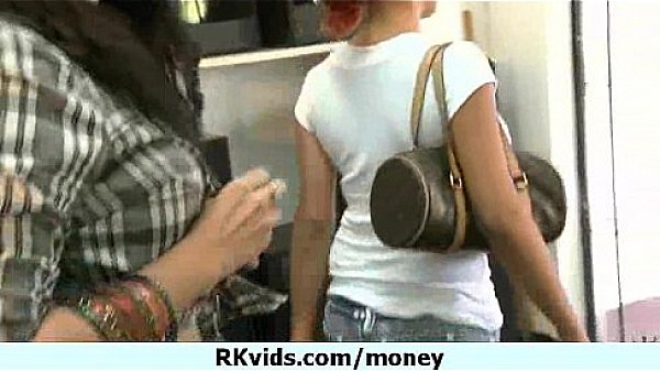 Desperate teen naked in public and fucks to pay rent 23