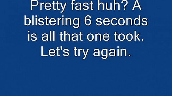 Cum Fast Training Session