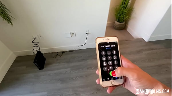 Johnny Hill fucks the cable guy using his skills and ends up cumming on his face. 