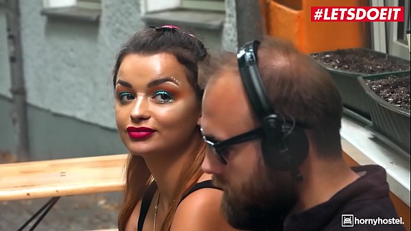 LETSDOEIT - Big Ass Horny Teen Daphne Klyde Bangs With Hostel Worker With His BF s. Next To Them