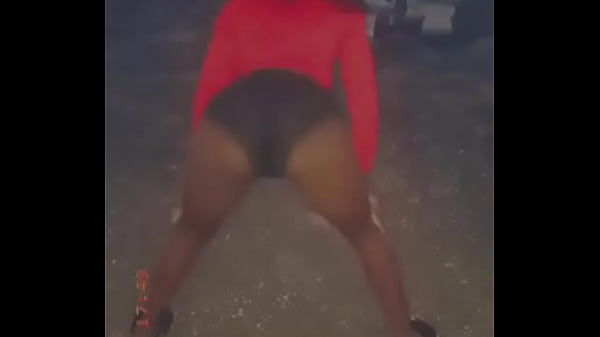 Slim girl with a sexy ass twerking  