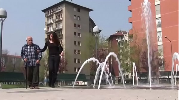 Old man for the hot bitch