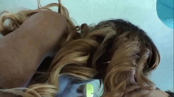 Ebony shemale TS is giving rimming