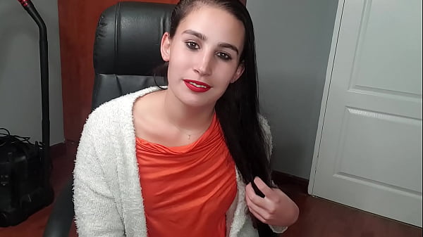 Chubby slut talking dirty and strip teasing for the cock viewing this video