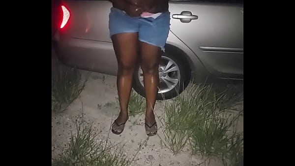 Big Booty Black Ebony Woman Enjoys Getting Pussy Licked And Doggystyled on Car (KYExperience)