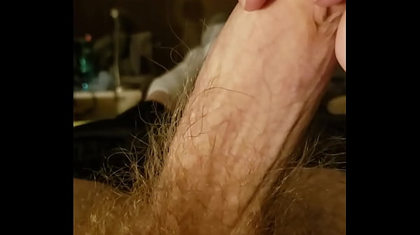 Big white redhaired huge dick solo