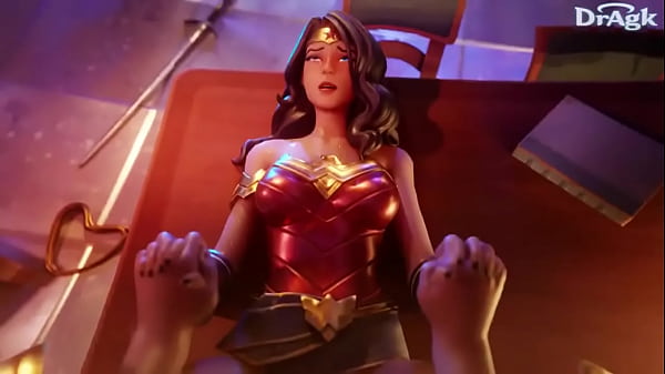 wonder woman taken on the desk  