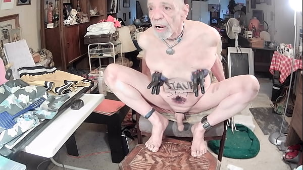 i am punishing my nipples with clamps naked for dominants  