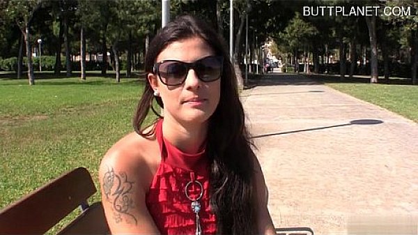 Busty girl anal finger