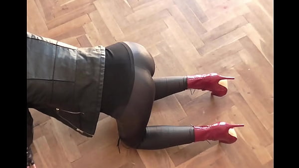 black leggings walking