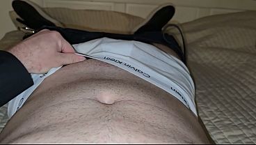 Hot Daddy PhantomGentX Pumps Hard Cock Post-Work Jeans Shirt