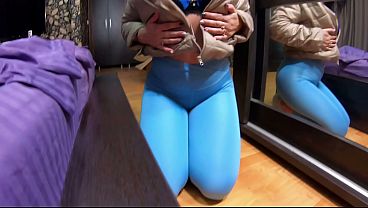 Yoga Pants, Satin Sheets & Cum on My Puffy Jackets &ndash; Deepthroat Tease