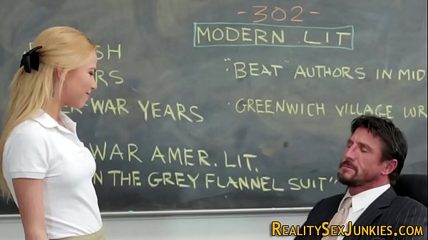 Petite teen gets facial