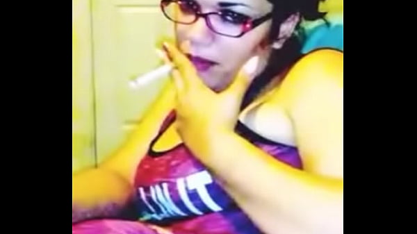 Tranny Mia smokes you cum
