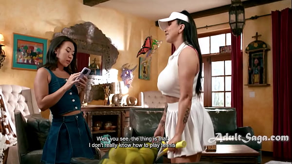 Asian Step Daughter Needs A Release Before She Can Play Tennis With Her Busty Stepmom