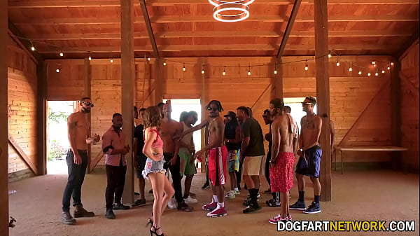 Aliyah Brynn in out of control swimming pool blowbang - twenty one black men  