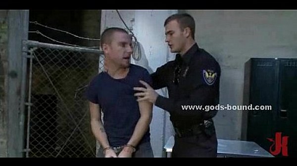 Young corrupted gay cop in bdsm sex