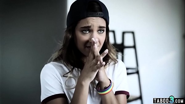 Stepbrother fucked his lesbian teen stepsis after a wild argument