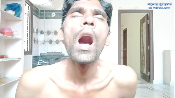 Rajesh masturbating & cum