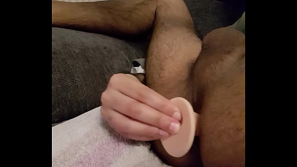 Loving the long strokes of my dildo.  