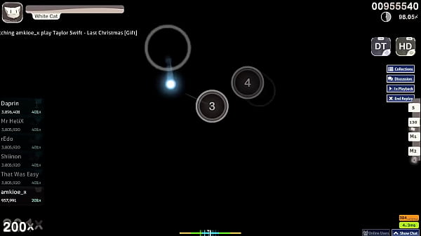 osu play last christmas fc by amkioe x 6 digit hddt  