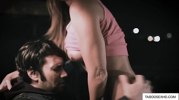 Hot older blonde fuck his husband outdoor