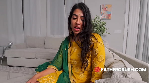 Desi Step Daughter Gets A Sticky Load