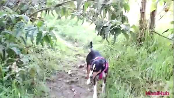 Hot Latina Walks around Flashing Outdoors and Piss