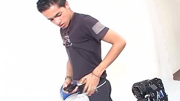 Young latino wanking off for cumshot  