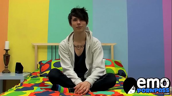 Dylan Scouville wanks his hard dick and blows a hot load 