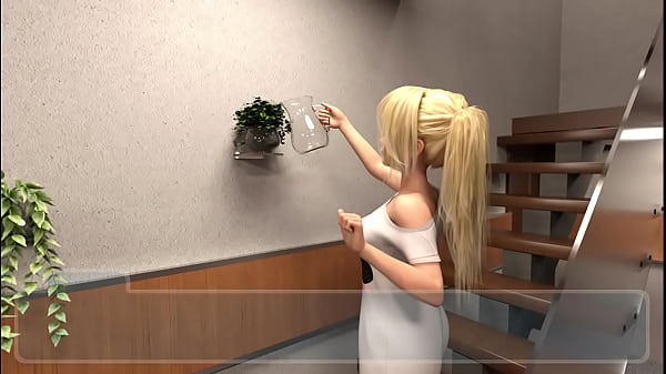 5 papa viendo como su le echa agua las plantas de la casa happy summer traducido